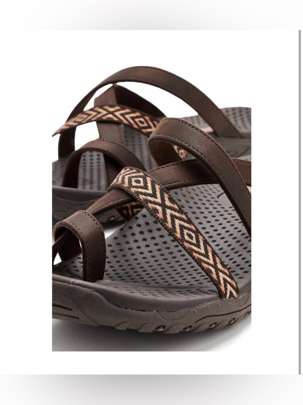NWT Skechers Women's Reggae - Timeless Summer Brown Size 9 - Picture 5 of 13